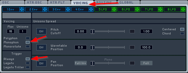 Voicing tab image