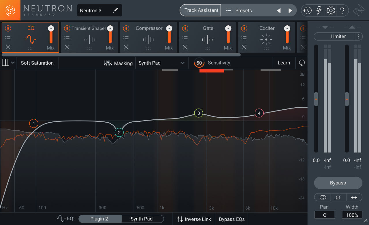 Izotope EQ Meter