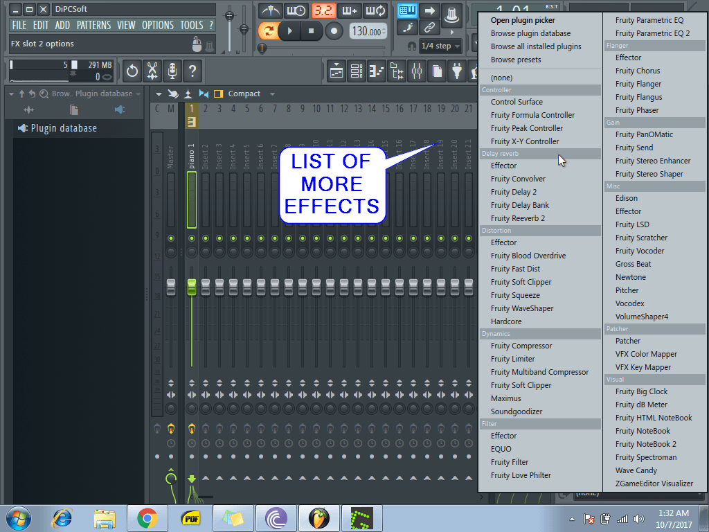 USING THE MIXER FL STUDIO