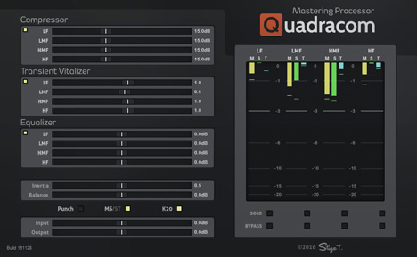 QuadraCom (Free 4-Band Mastering Processor)