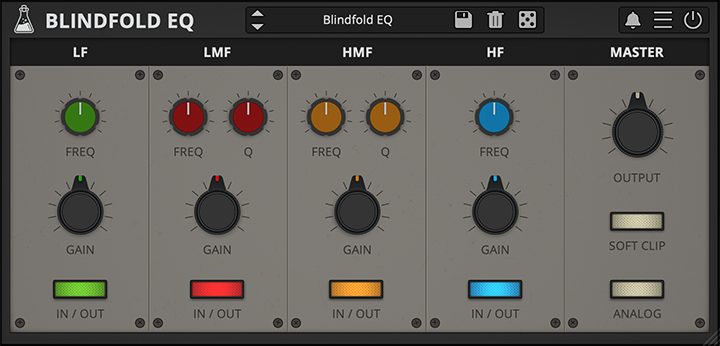 Blindfold EQ (Free 4Band EQ)