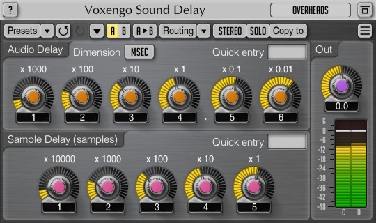 Voxengo sounddelay vst image