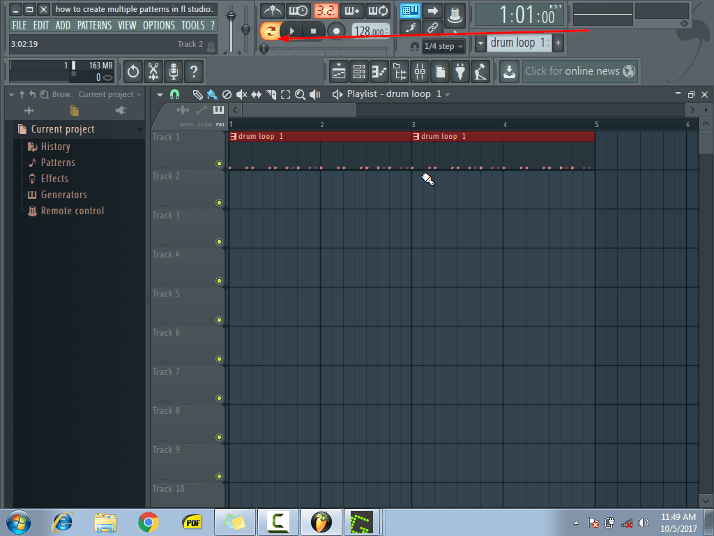 using the playlist window in fl studio 6