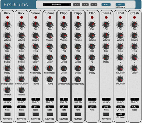 ErsDrums by ERS (Free Voice Drum Kit)