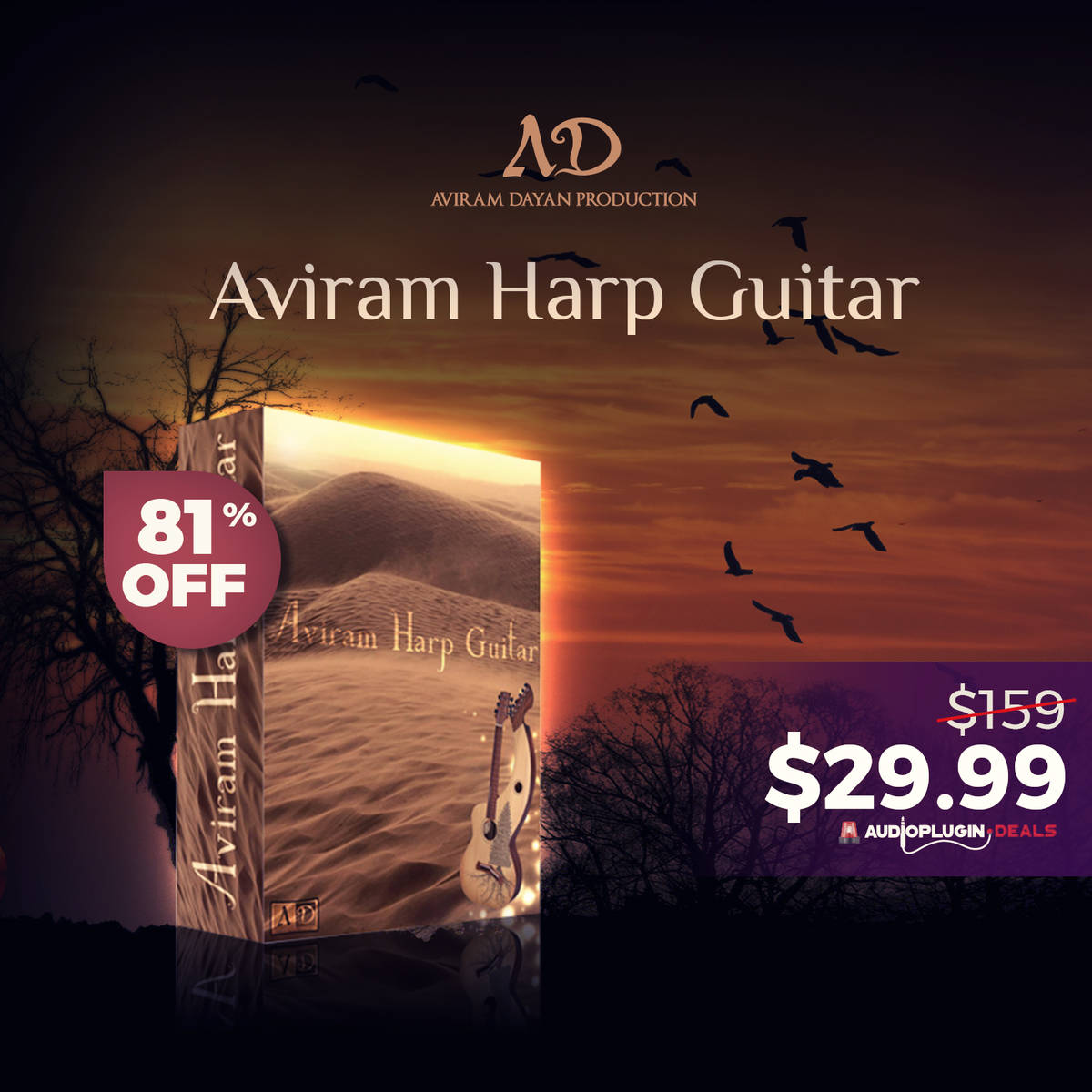 Get (81% OFF) Harp Guitar by Aviram Dayan Production