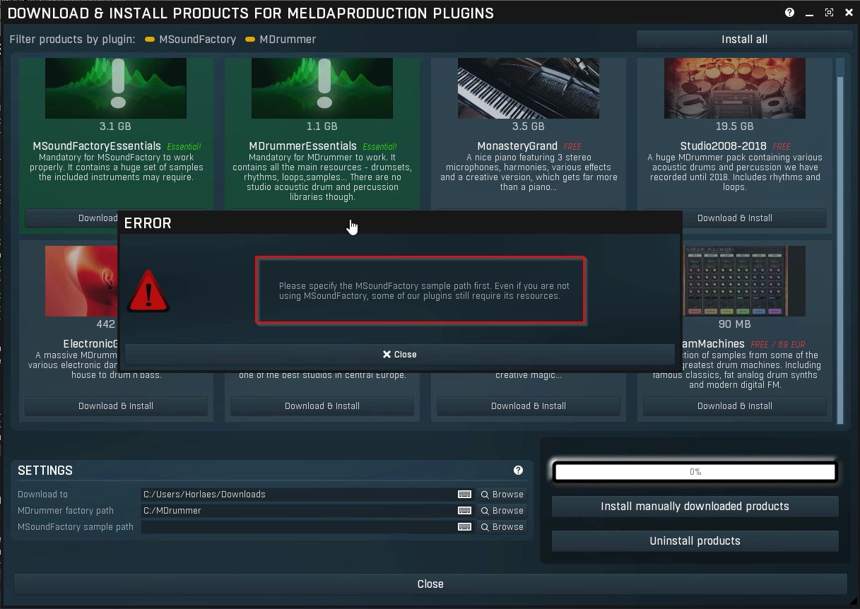 How To Fix "Please Specify The MSoundFactory Sample Path"