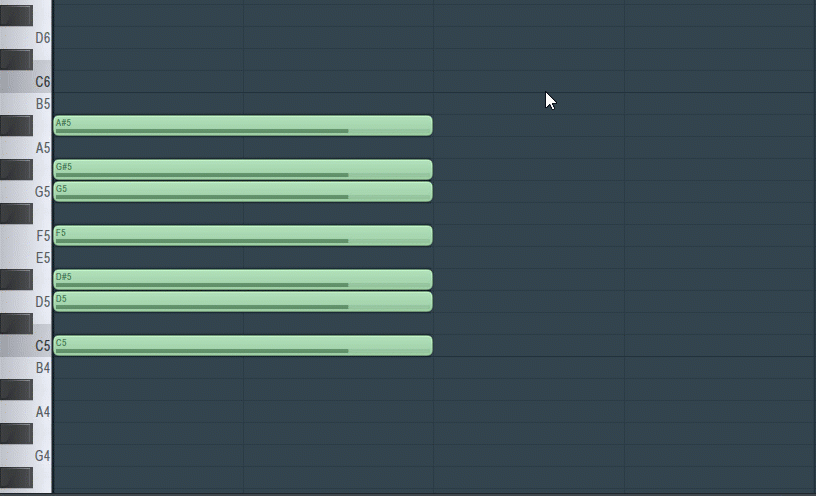 moving minor scale around