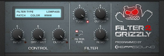 CFA Sound FilterGrizzly 2 (Free Filter Plugin)