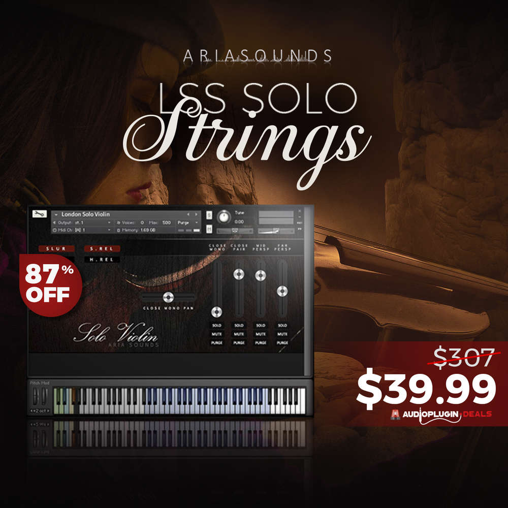 (Black Friday Deal 11) 87% Off LSS Solo Strings by Aria Sounds