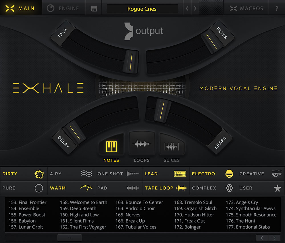 Output EXHALE Vocal
