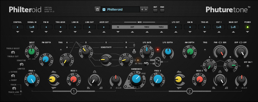 Philteroid - (Free Dual Filter Vst Plugin)