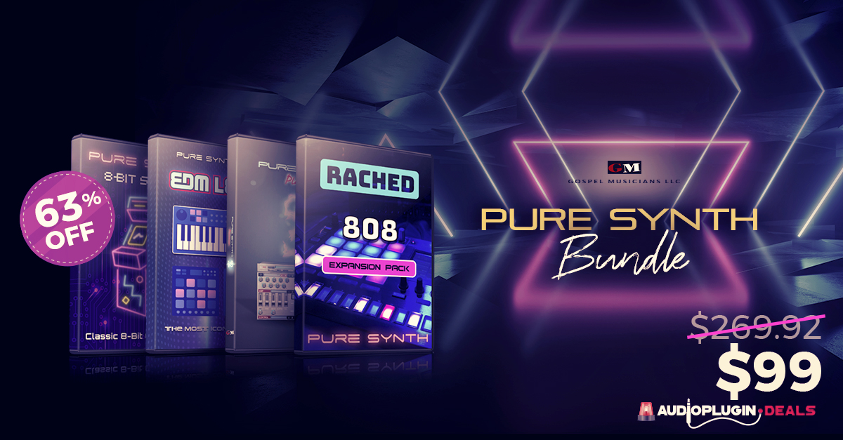 63% off: Pure Synth Bundle by (Gospel Musicians)