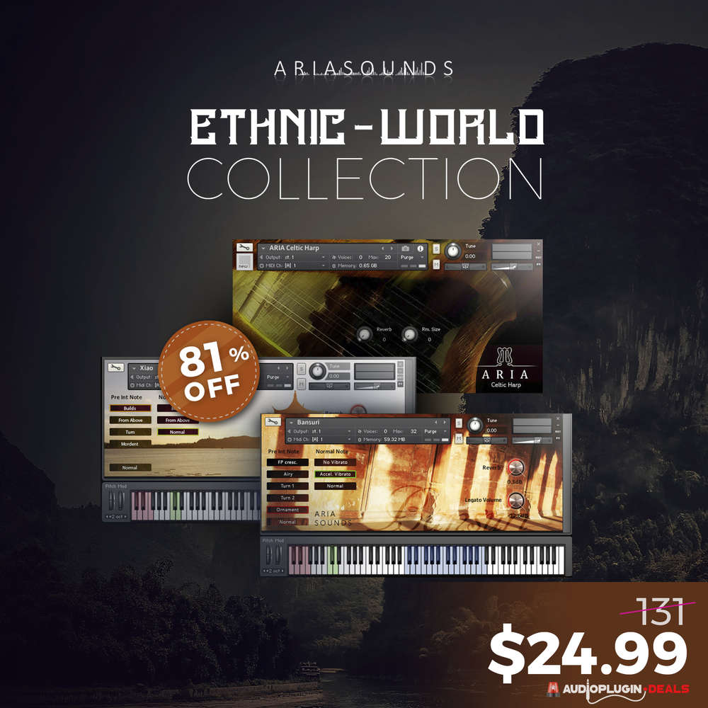 [Get 81% OFF] Ethnic-World Collection by Aria Sounds