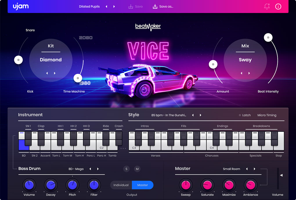 UJAM Releases Beatmaker VICE - A Virtual Electronic Drum Plugin