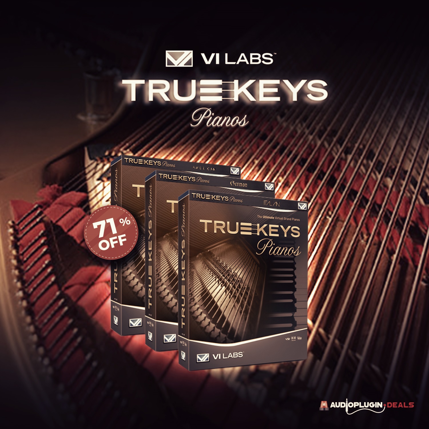 True Keys Piano Bundle by Vi Labs (71% off)
