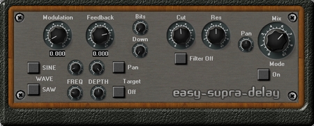 Easy Supra Delay (Free Stereo Delay)