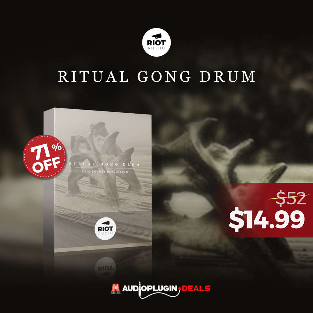 [Get 71% OFF] Ritual Gong Drum by Riot Audio
