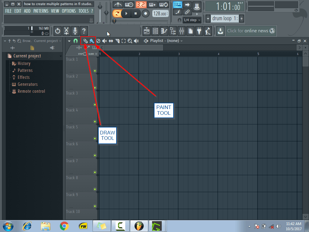 using the playlist window in fl studio 3