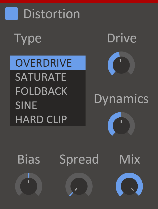 Distortion Snapin Plugin