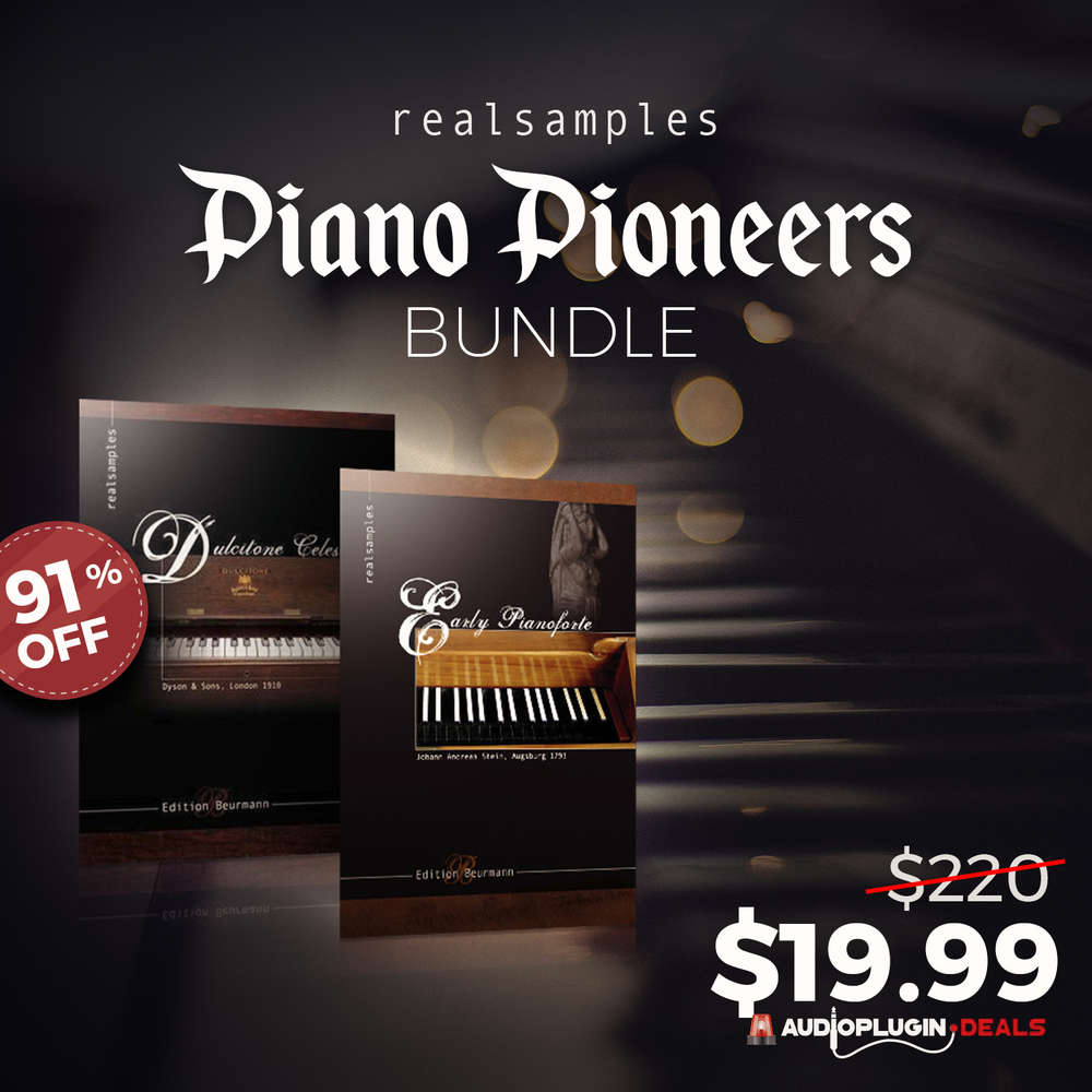 [Get 91% OFF] Piano Pioneers Bundle by RealSamples