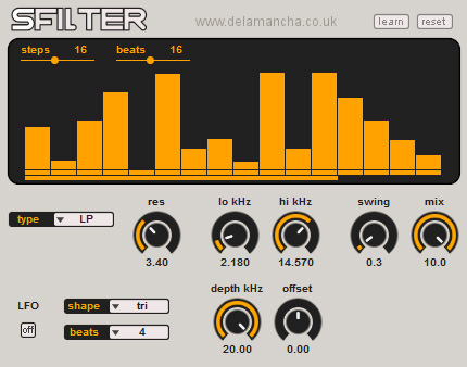 sfilter (Free Step Filter Sequencer)