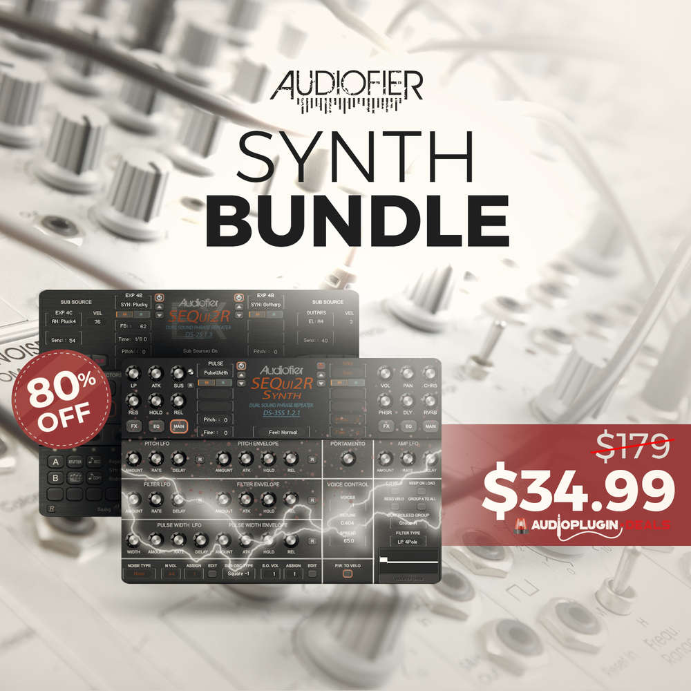 [Get 80% OFF] Synth Bundle by Audiofier