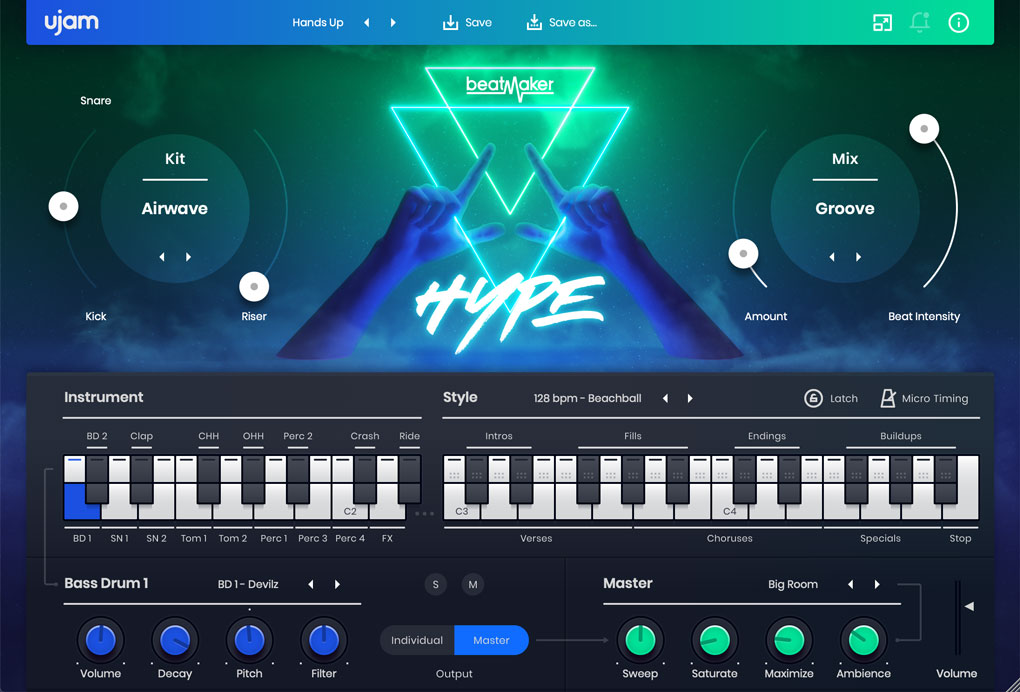 ujam Instruments launch HYPE (EDM Samples)