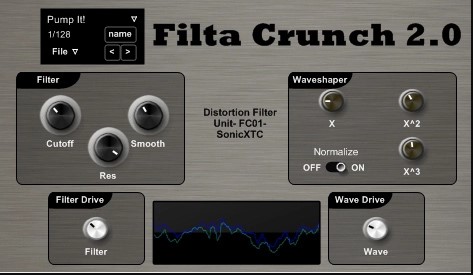 Filta Crunch - SonicXTC (Free Distortion FIlter)
