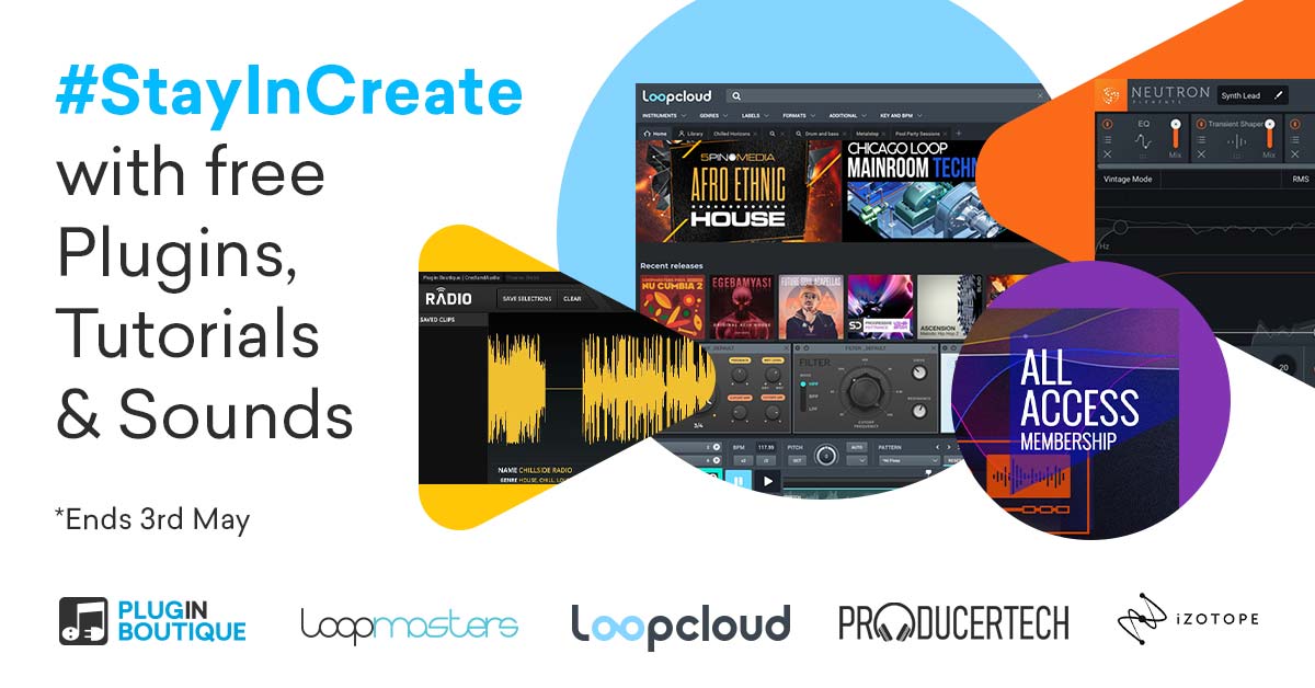 Loopmasters & Pluginboutique GiveAway [Plugins/Tutorial/Sample Packs] - Stay At Home Producers