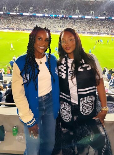 Tems & Issa Rae Spotted Together at San Diego FC Stadium – Fans Speculate on Possible Collab!