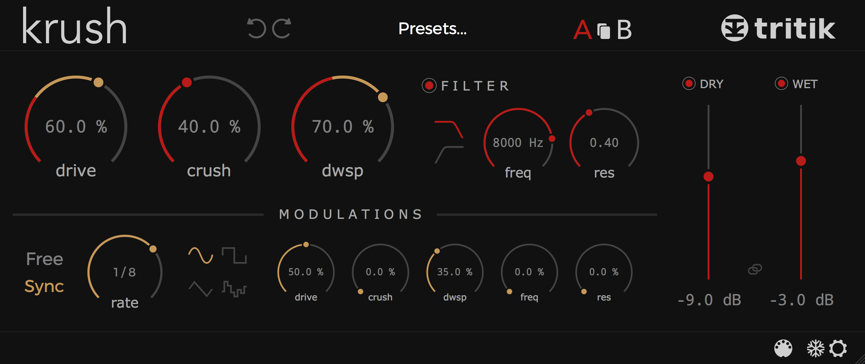 Krush (Free Bit Crusher Plugin)